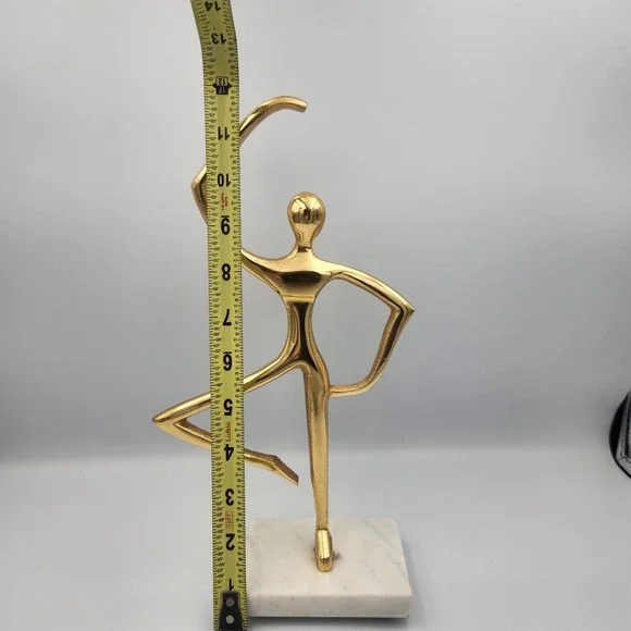 Brass Golden Iron Dancing Sculpture. - Picture 2 of 5
